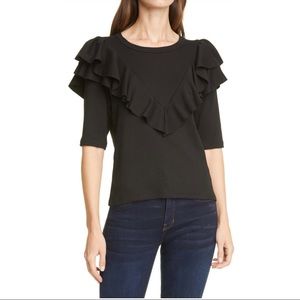 Veronica Beard Ruffle Top